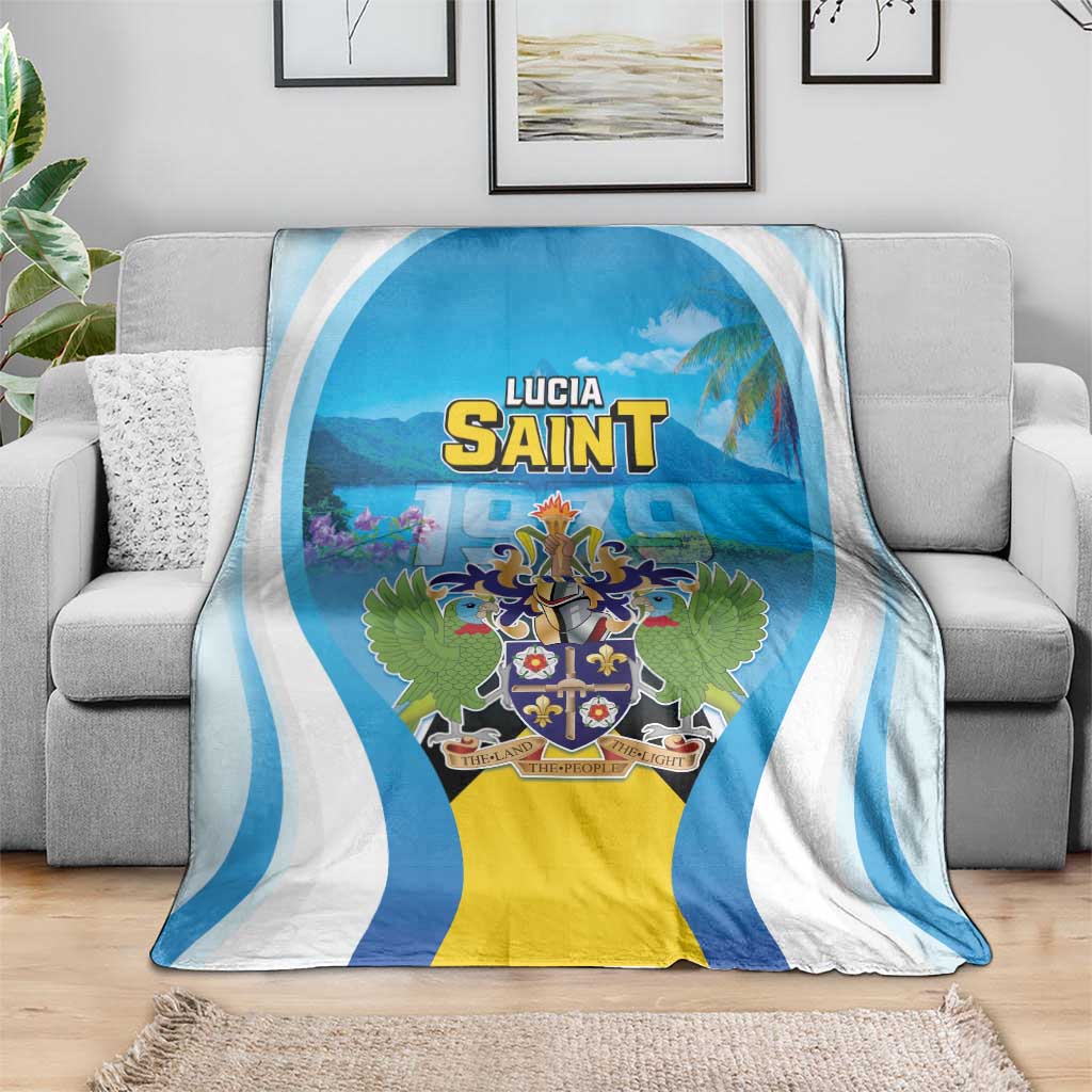 Saint Lucia 1979 Blanket Happy Independence Day