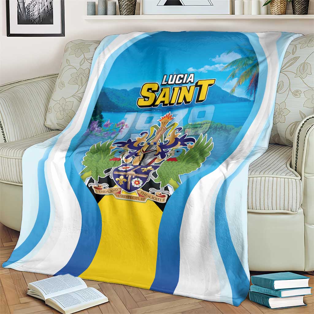 Saint Lucia 1979 Blanket Happy Independence Day