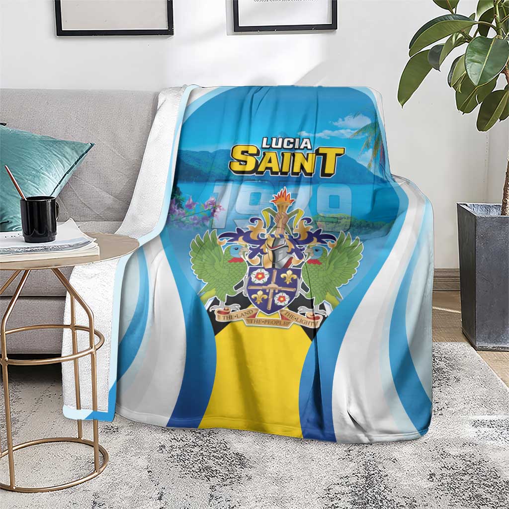 Saint Lucia 1979 Blanket Happy Independence Day