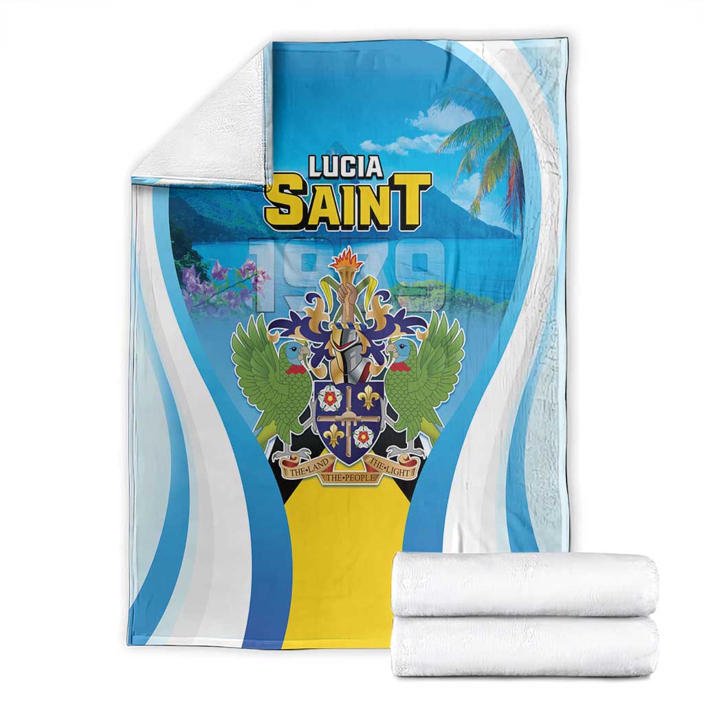 Saint Lucia 1979 Blanket Happy Independence Day