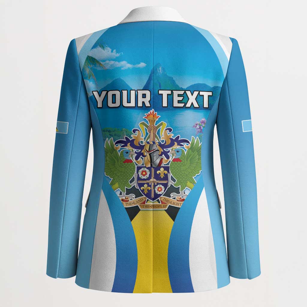 Personalized Saint Lucia 1979 Blazer Happy Independence Day