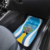 Personalized Saint Lucia 1979 Car Mats Happy Independence Day