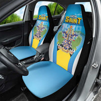 Saint Lucia 1979 Car Seat Cover Happy Independence Day