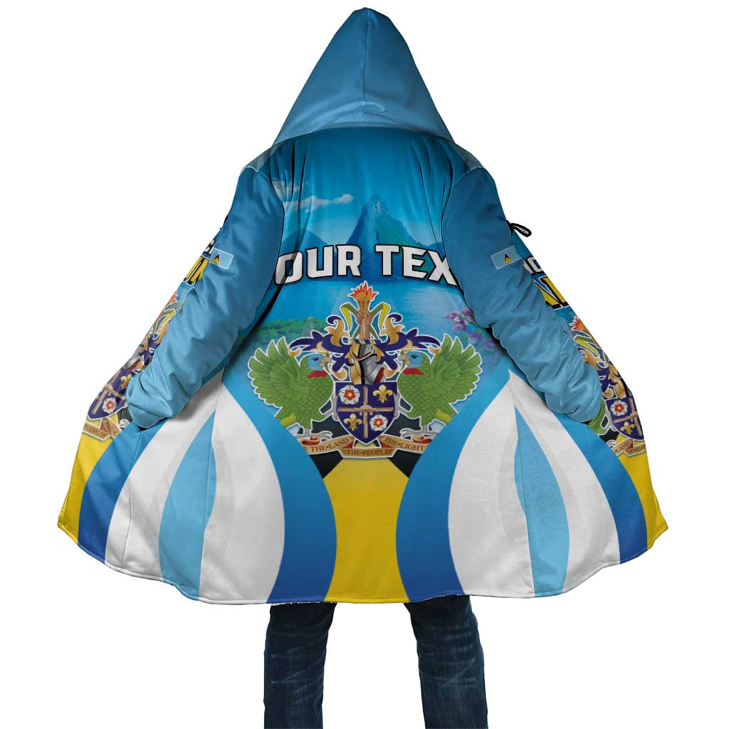 Personalized Saint Lucia 1979 Cloak Happy Independence Day