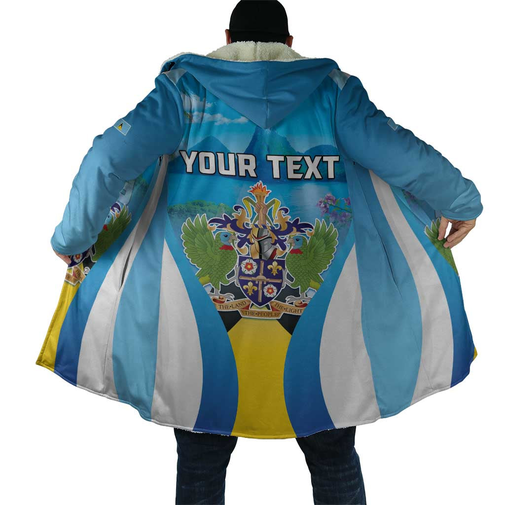 Personalized Saint Lucia 1979 Cloak Happy Independence Day