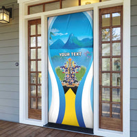 Personalized Saint Lucia 1979 Door Cover Happy Independence Day