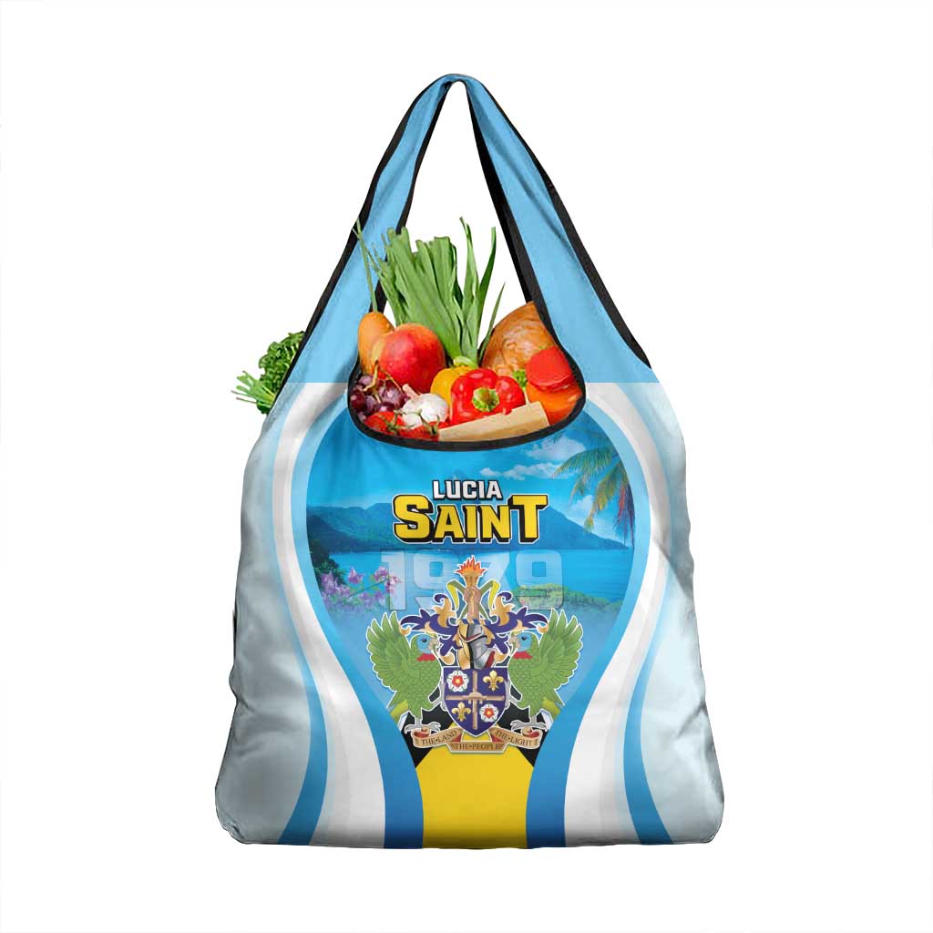 Saint Lucia 1979 Grocery Bag Happy Independence Day