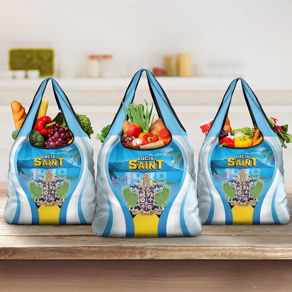 Saint Lucia 1979 Grocery Bag Happy Independence Day
