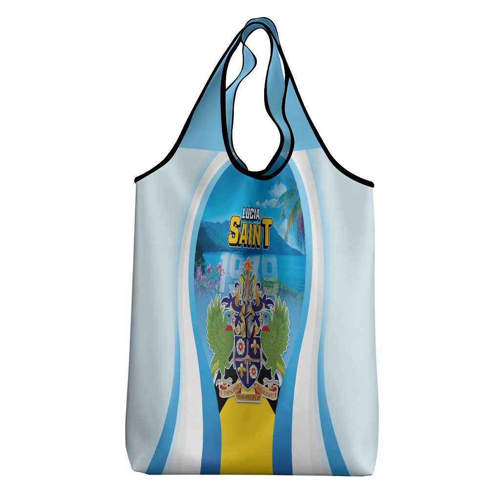 Saint Lucia 1979 Grocery Bag Happy Independence Day