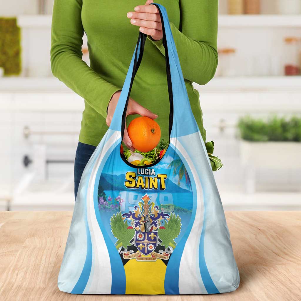Saint Lucia 1979 Grocery Bag Happy Independence Day