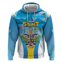 Personalized Saint Lucia 1979 Hoodie Happy Independence Day