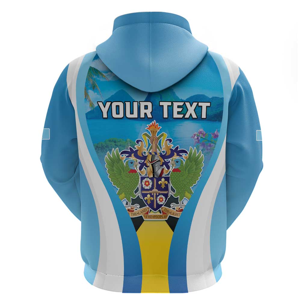 Personalized Saint Lucia 1979 Hoodie Happy Independence Day