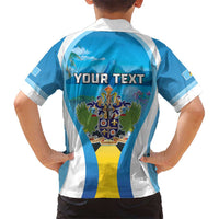 Personalized Saint Lucia 1979 Kid Hawaiian Shirt Happy Independence Day