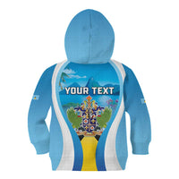 Personalized Saint Lucia 1979 Kid Hoodie Happy Independence Day