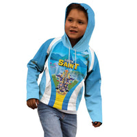 Personalized Saint Lucia 1979 Kid Hoodie Happy Independence Day