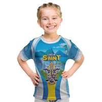 Personalized Saint Lucia 1979 Kid T Shirt Happy Independence Day