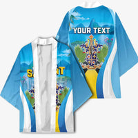 Personalized Saint Lucia 1979 Kimono Happy Independence Day