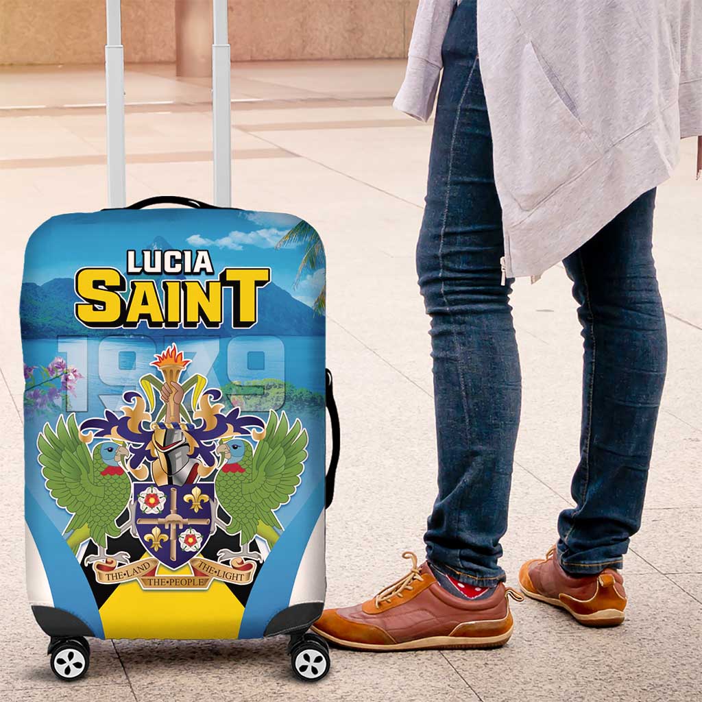 Saint Lucia 1979 Luggage Cover Happy Independence Day