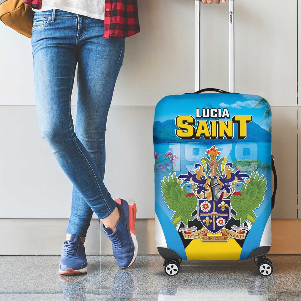 Saint Lucia 1979 Luggage Cover Happy Independence Day