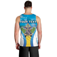 Personalized Saint Lucia 1979 Men Tank Top Happy Independence Day
