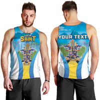 Personalized Saint Lucia 1979 Men Tank Top Happy Independence Day