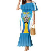 Personalized Saint Lucia 1979 Mermaid Dress Happy Independence Day