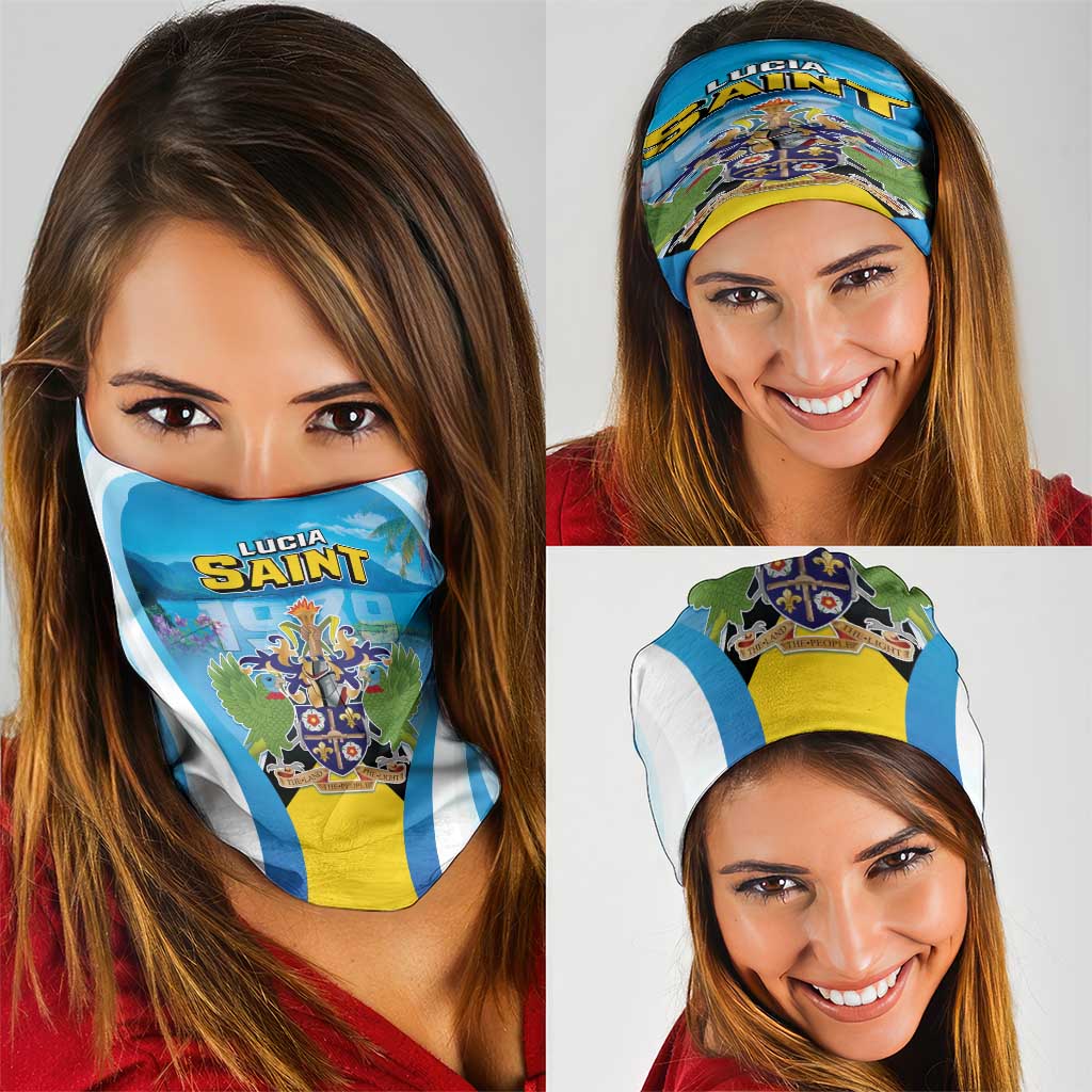 Saint Lucia 1979 Neck Gaiter Happy Independence Day