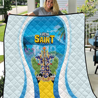 Saint Lucia 1979 Quilt Happy Independence Day