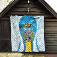 Saint Lucia 1979 Quilt Happy Independence Day