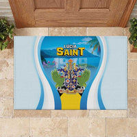 Saint Lucia 1979 Rubber Doormat Happy Independence Day