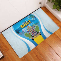 Saint Lucia 1979 Rubber Doormat Happy Independence Day