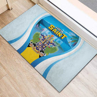 Saint Lucia 1979 Rubber Doormat Happy Independence Day