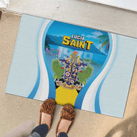 Saint Lucia 1979 Rubber Doormat Happy Independence Day