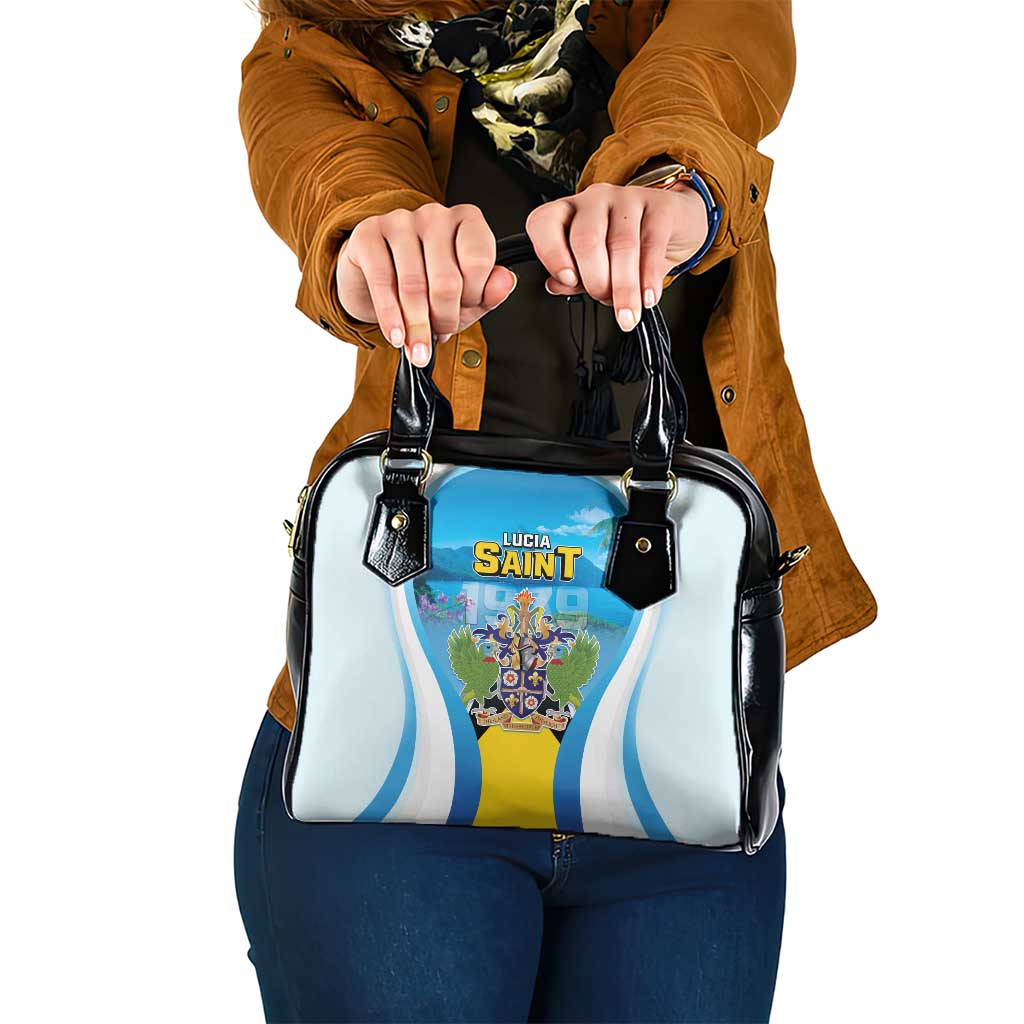 Saint Lucia 1979 Shoulder Handbag Happy Independence Day