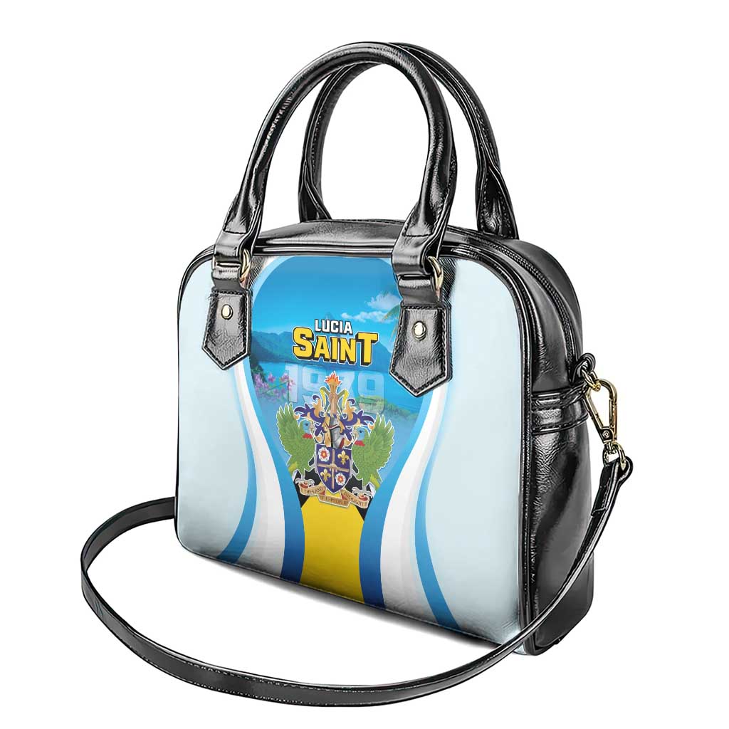 Saint Lucia 1979 Shoulder Handbag Happy Independence Day