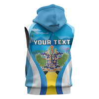 Personalized Saint Lucia 1979 Sleeveless Hoodie Happy Independence Day