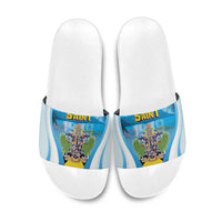 Saint Lucia 1979 Slide Sandals Happy Independence Day