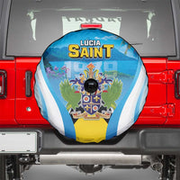 Saint Lucia 1979 Spare Tire Cover Happy Independence Day