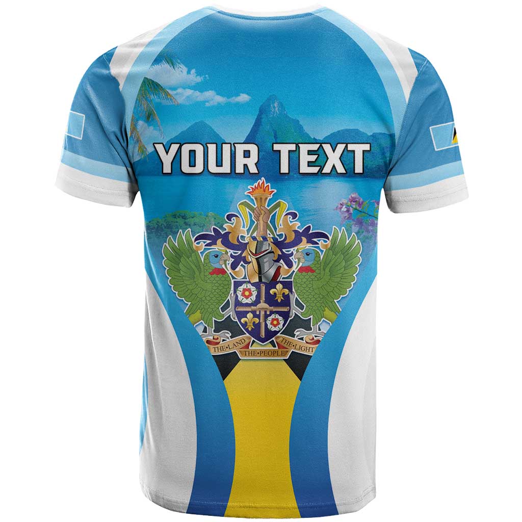 Personalized Saint Lucia 1979 T Shirt Happy Independence Day