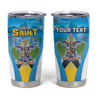 Personalized Saint Lucia 1979 Tumbler Cup Happy Independence Day