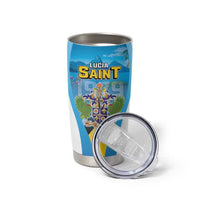 Personalized Saint Lucia 1979 Tumbler Cup Happy Independence Day