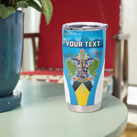 Personalized Saint Lucia 1979 Tumbler Cup Happy Independence Day