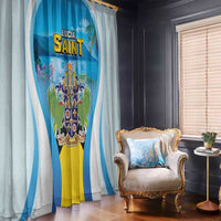 Saint Lucia 1979 Window Curtain Happy Independence Day