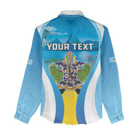 Personalized Saint Lucia 1979 Women Casual Shirt Happy Independence Day