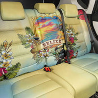 Belize Toucan Back Car Seat Cover Belizean Pride Retro Style