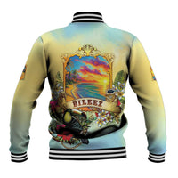 Belize Toucan Baseball Jacket Belizean Pride Retro Style