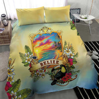 Belize Toucan Bedding Set Belizean Pride Retro Style
