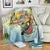 Belize Toucan Blanket Belizean Pride Retro Style