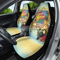 Belize Toucan Car Seat Cover Belizean Pride Retro Style
