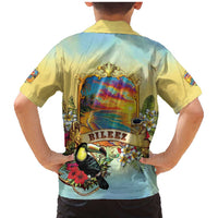 Belize Toucan Family Matching Mermaid Dress and Hawaiian Shirt Belizean Pride Retro Style